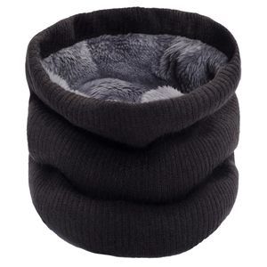 Winter Fleece Scarf Lined Circle Loop Neck Warmer Double-layer Neck Face Mask🥰